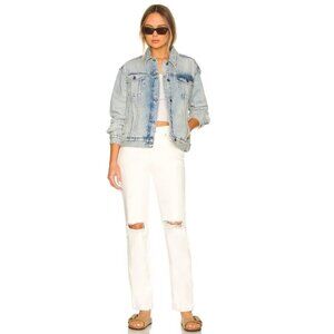 Stylish White Ripped Women Jeans